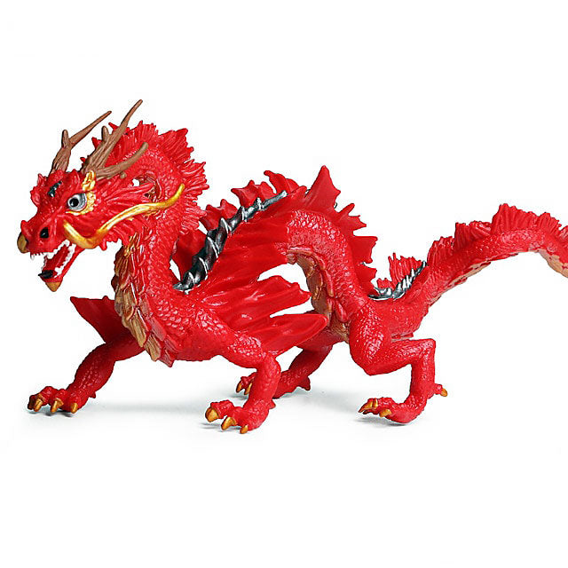 Chinese Red Dragon Figurine | Dragon Vibe