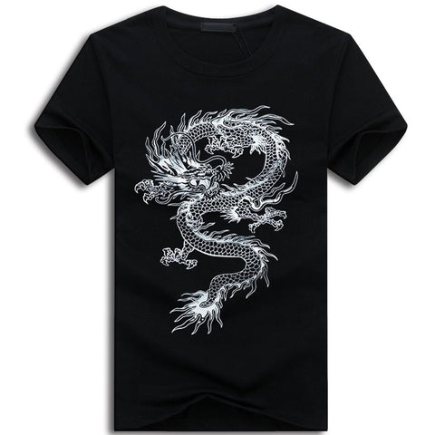 Shein Curve Black Dragon T-Shirt - For Sale in West Kelowna