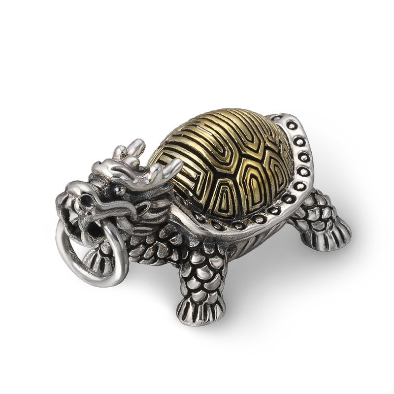 Dragon Turtle Charm (Sterling Silver) | Dragon Vibe