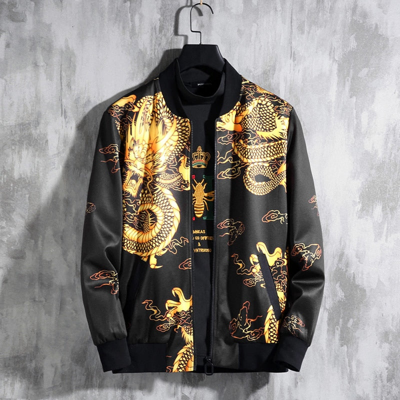Gold Dragon Jacket | Dragon Vibe