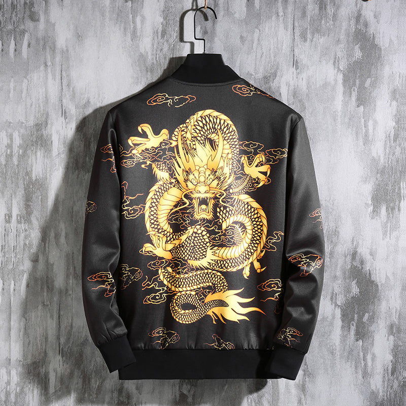 Gold Dragon Jacket | Dragon Vibe