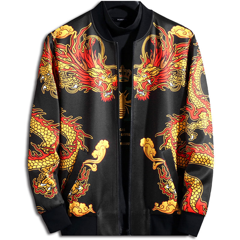 Jacket with Dragons on the Chest | Dragon Vibe