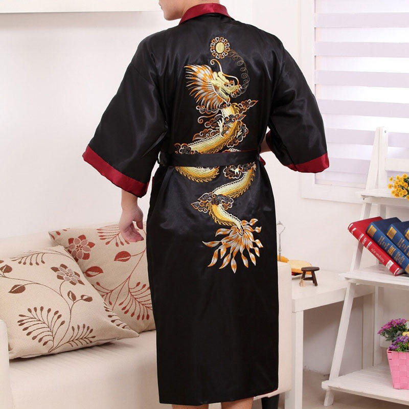 Reversible Dragon Kimono Robe Dragon Vibe 0819