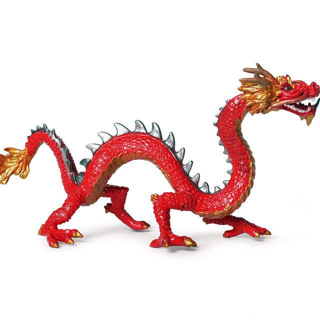 Small Red Chinese Dragon Figurine | Dragon Vibe