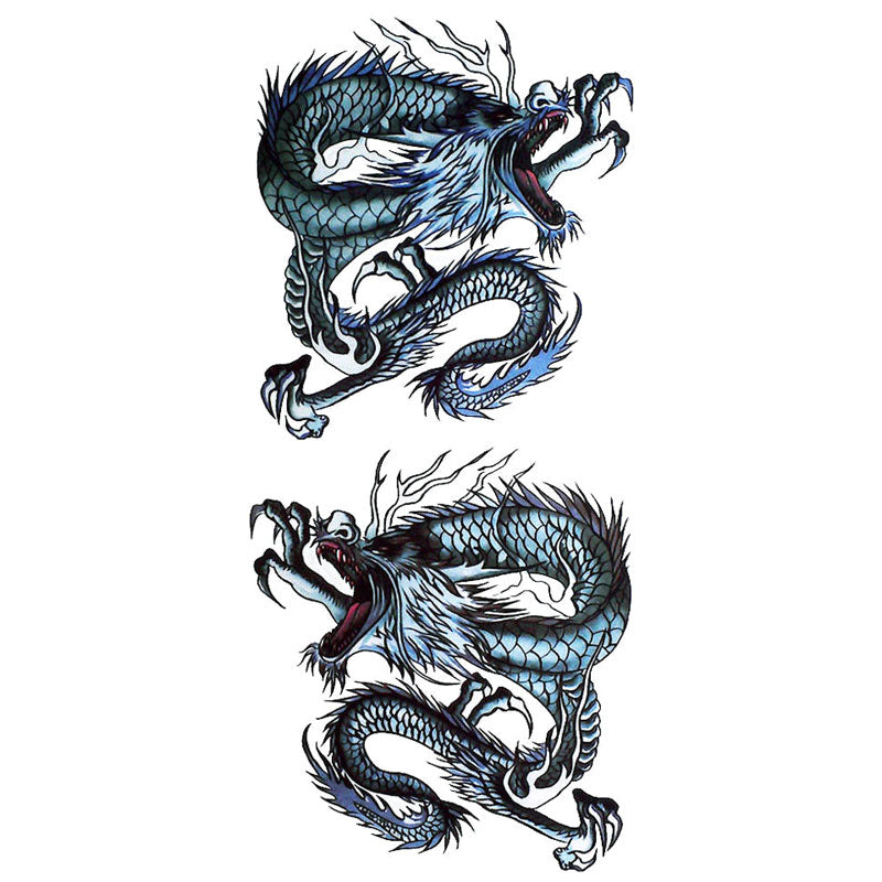 Twin Japanese Dragons Tattoo  Dragon Vibe