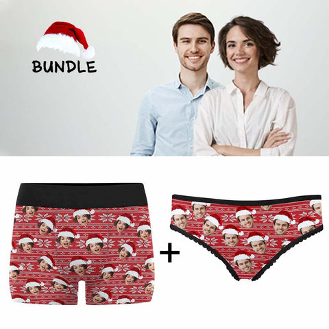 Custom Couple Face Love Heart Underwear Pack – MYPHOTOBLANKETS