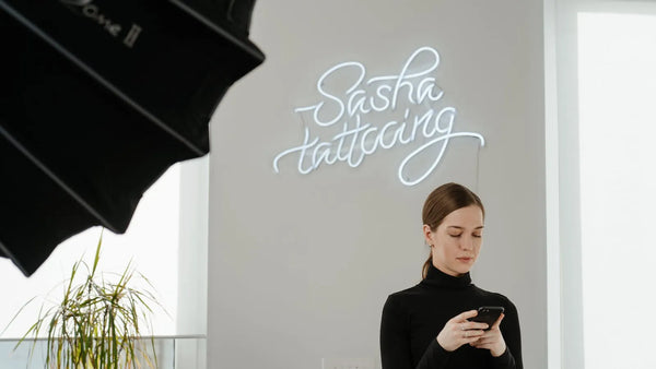 Buzzing Neon Sign