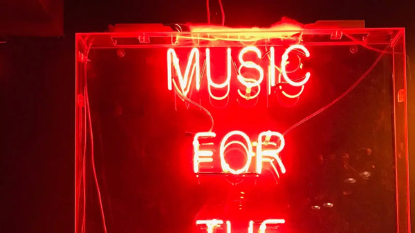 music custom neon sign