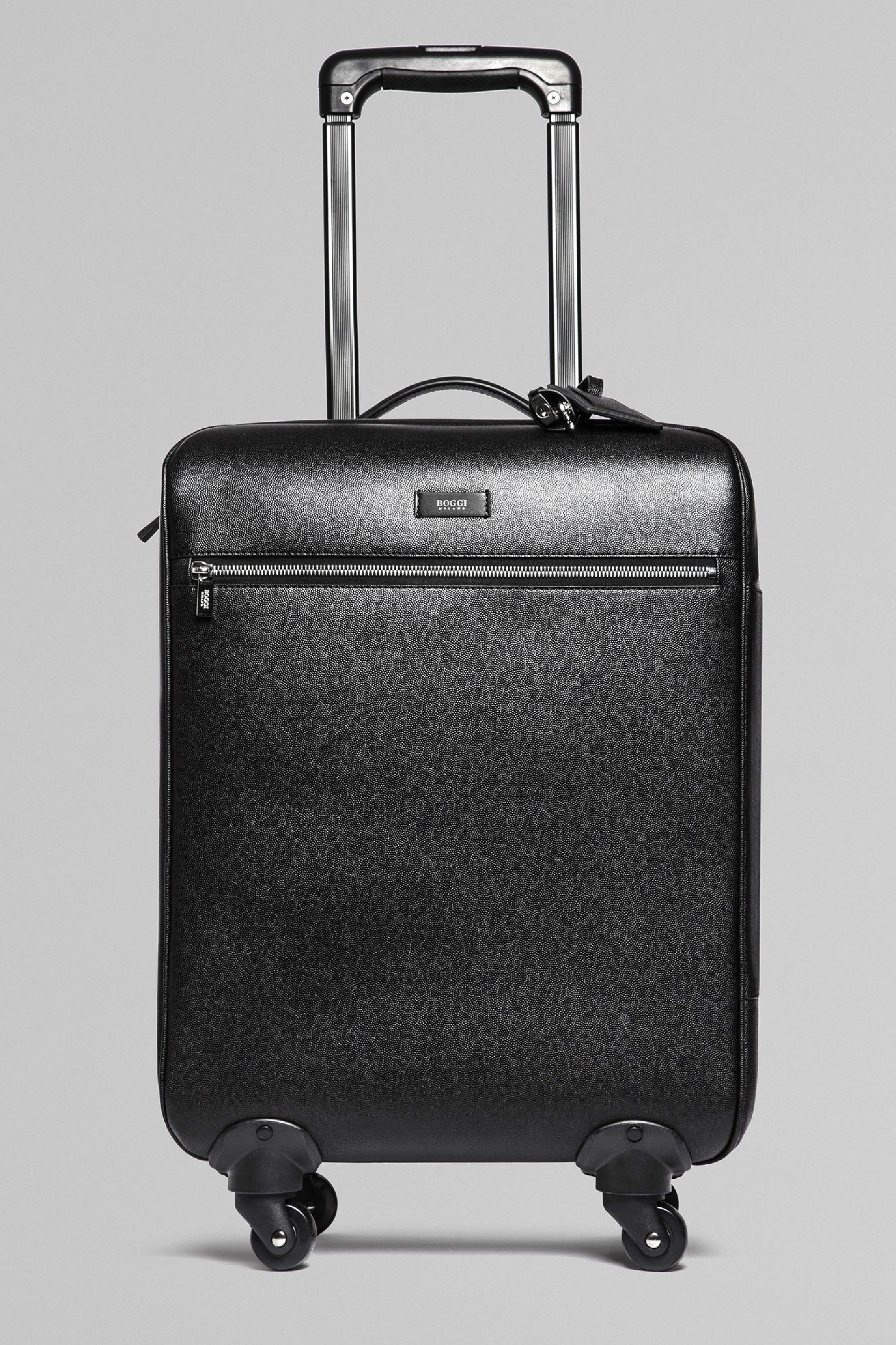 Caviar Print Leather Suitcase – Boggi Milano UAE