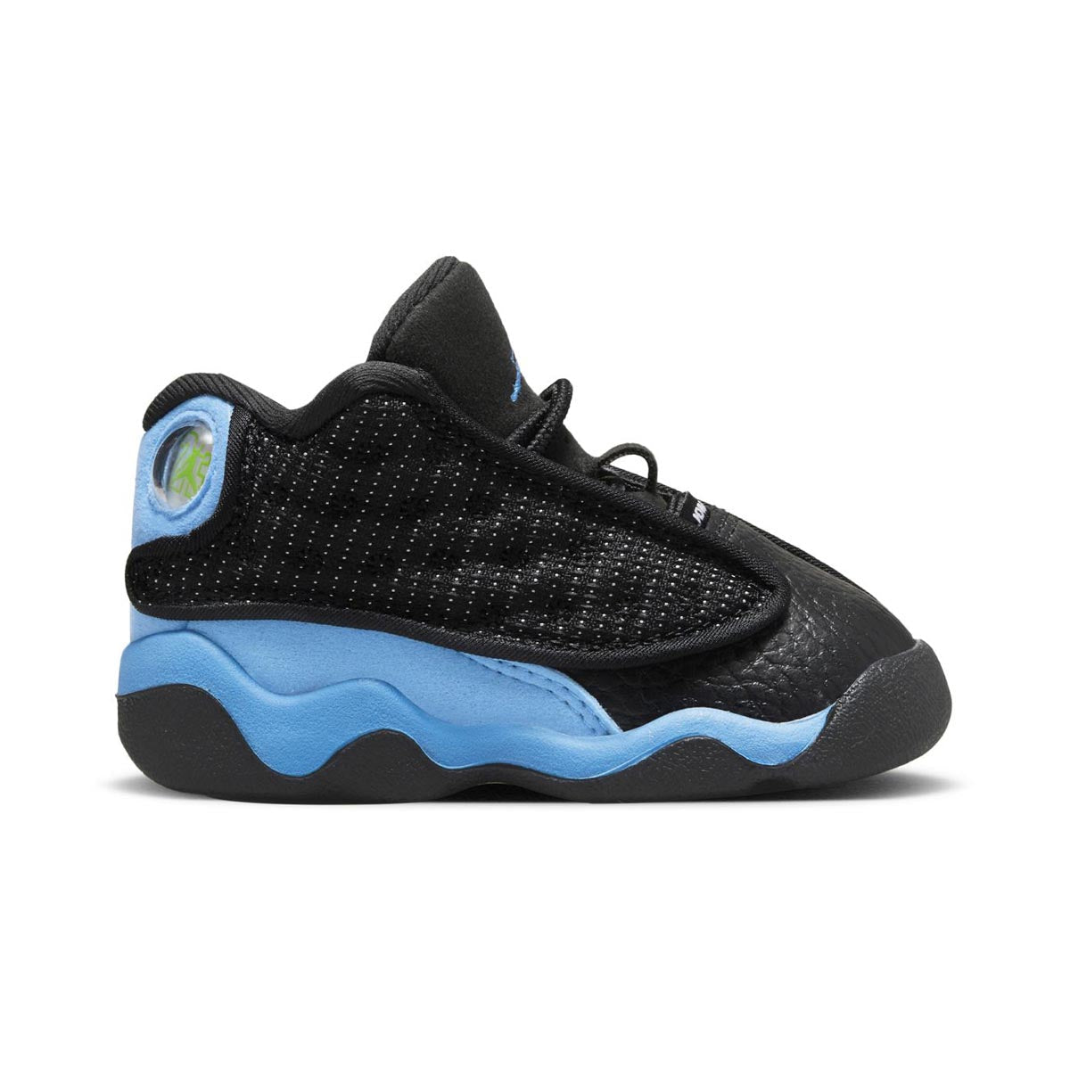 black and blue toddler jordans