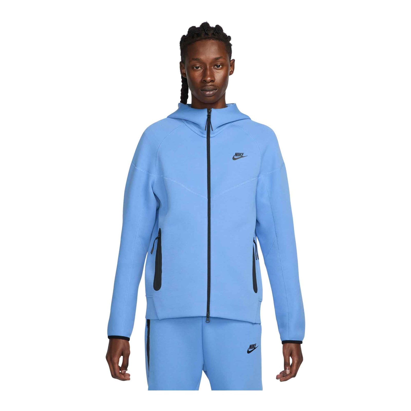 Nike Sportswear Tech Fleece Taped Full Zip Hoodie Thunder Blue