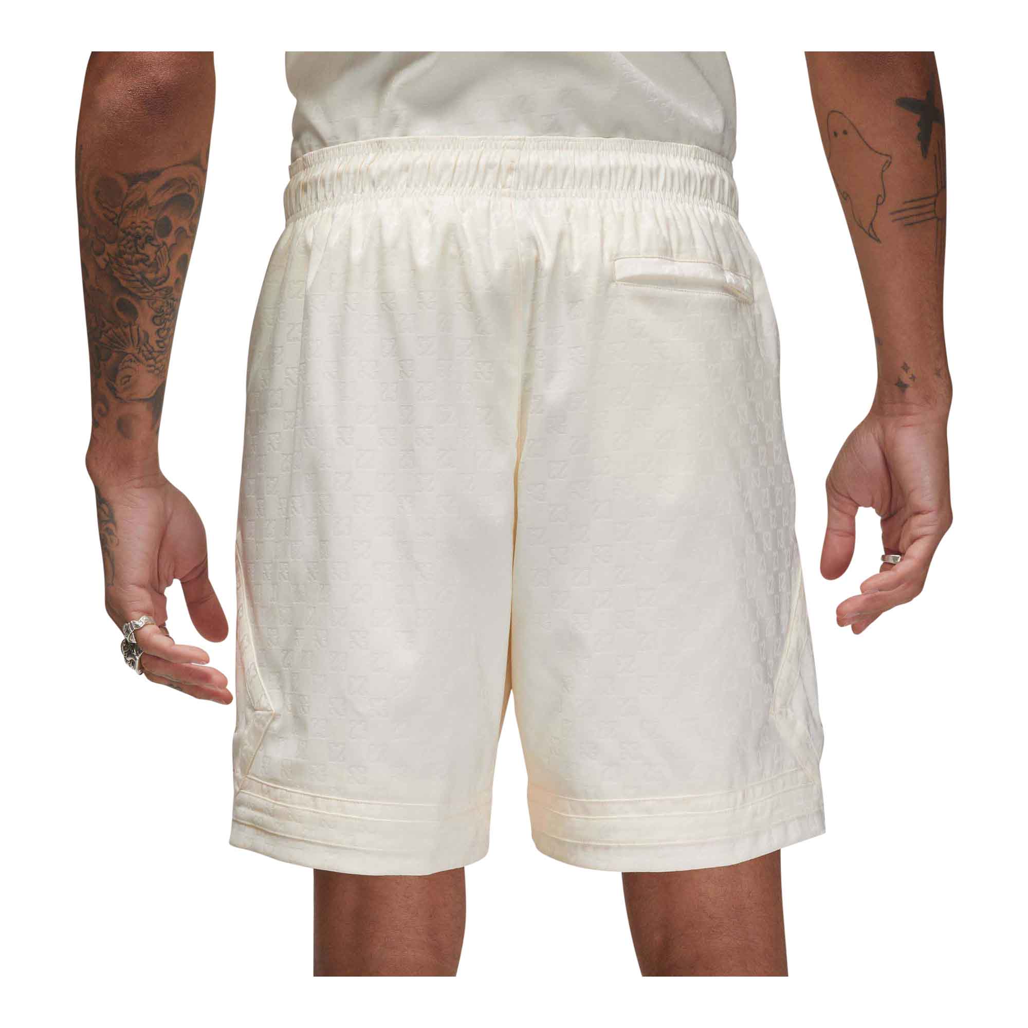 Jordan Men's Essentials Mesh Shorts, Large, White