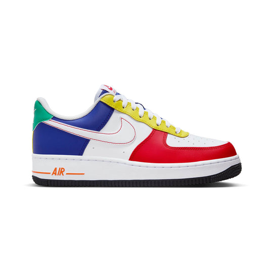 Nike Big Kid's Air Force 1/1 Summit White/Multi-Color-Black (DH7341 100)