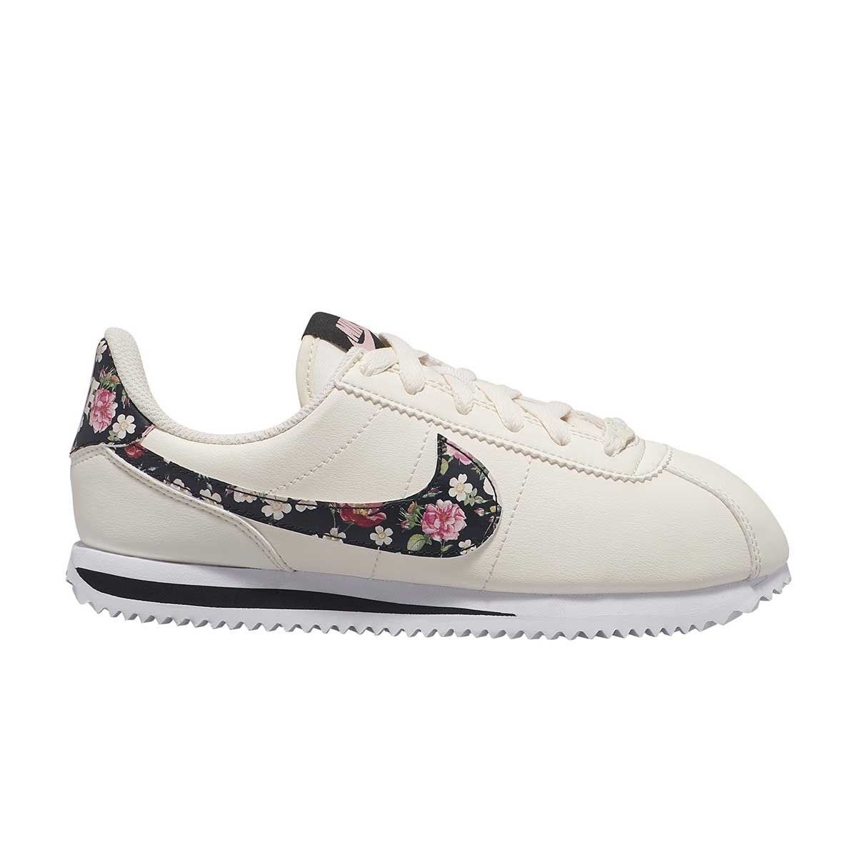 nike cortez floral black