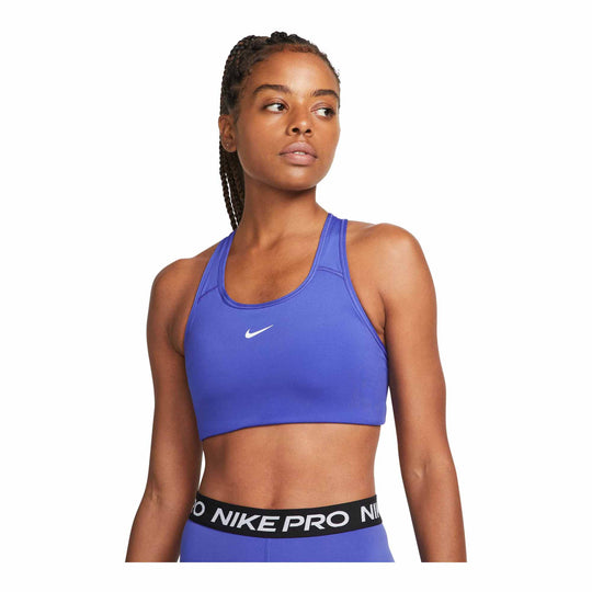 NIKE AIR SWOOSH WOMEN'S MEDIUM-SUPPORT 1-PIECE PAD SPORTS BRA