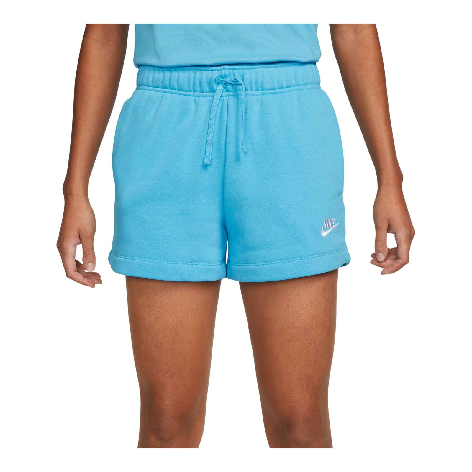 Nike Sportswear Club Fleece Women's Mid-Rise Graphic Shorts.