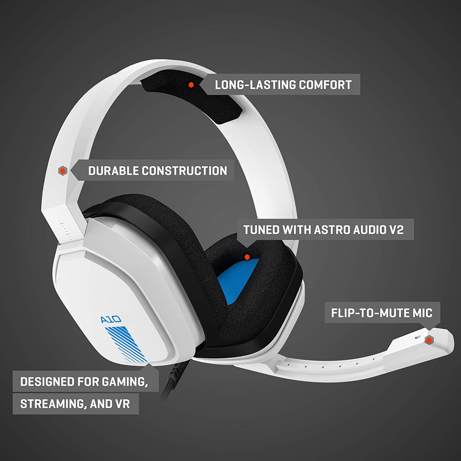 サントスピンク ASTRO Gaming A10 Wired Gaming Headset, Damage Resistant, Astro  Audio, Dolby
