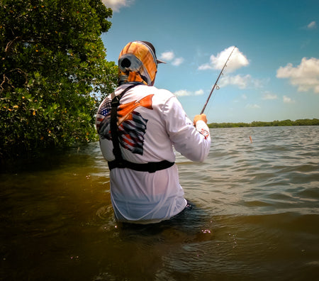 Wade fishing 