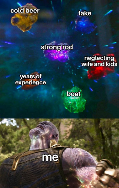 Fishing power meme
