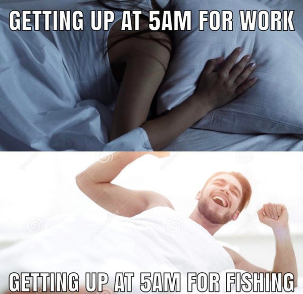 work or fishing meme