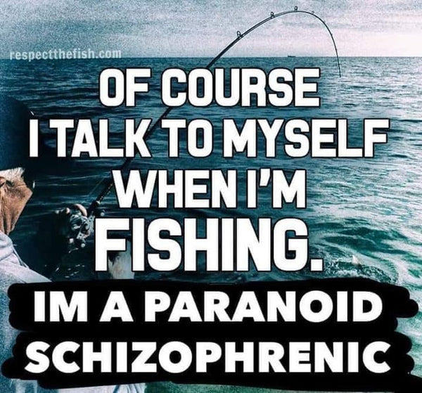 mental health fishing meme