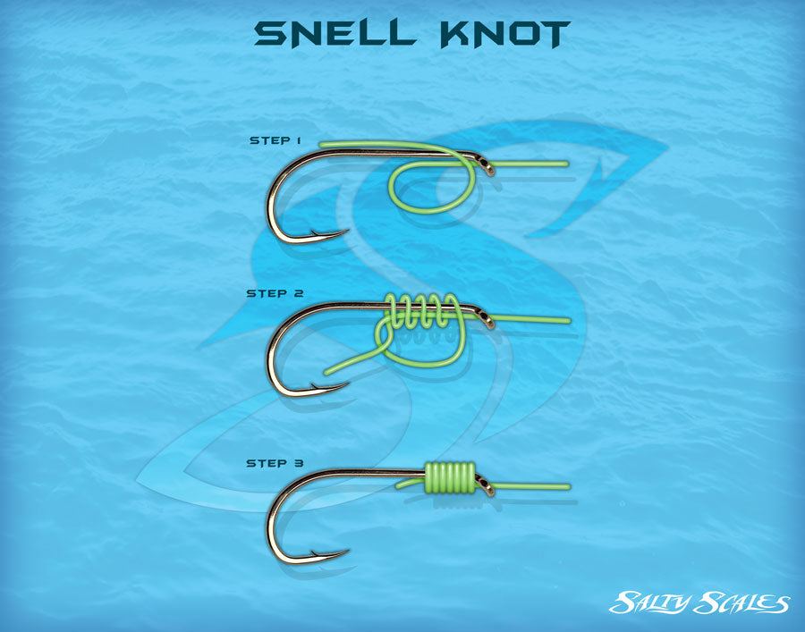 How To Tie Sliding Snell Knot With 4 Hooks?