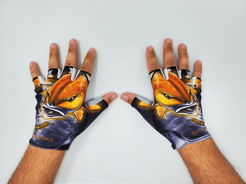Salty Scales Fishing Gloves
