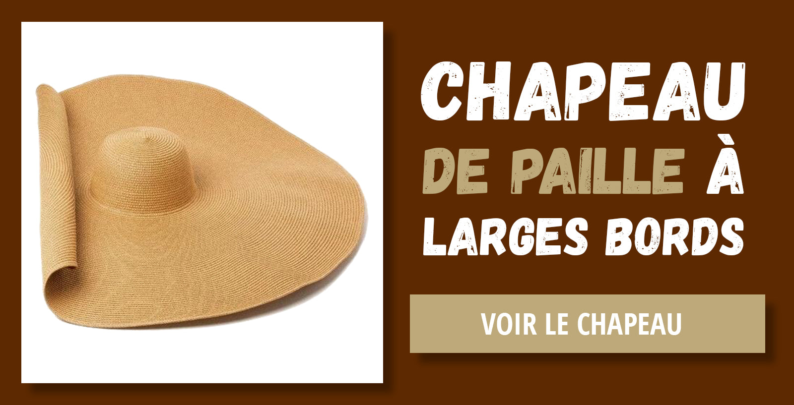 Chapeau de Paille Larges Bords