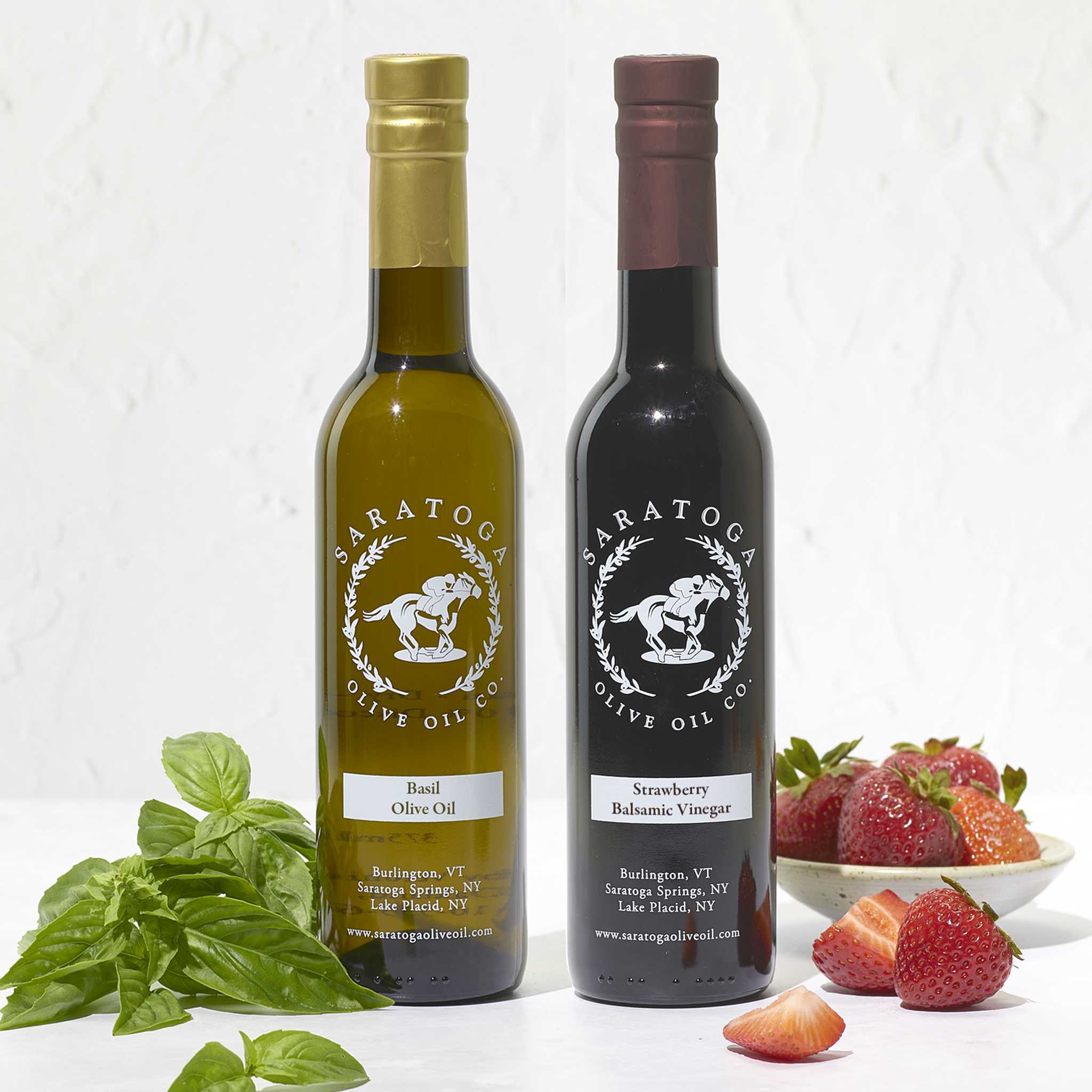 Caprese Salad gift crate with olive oil and Balsamic Vinegar