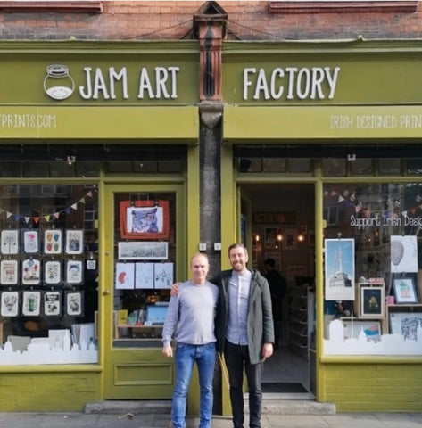 Jam Art Factory and its Owners, Brothers Mark Haybyrne & John Haybyrne