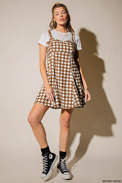 Riley Checker Board Dress