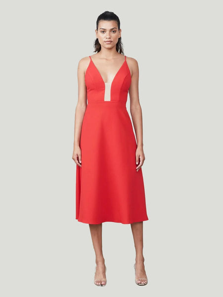 Allen Schwartz Roksana Midi Dress best holiday party dresses