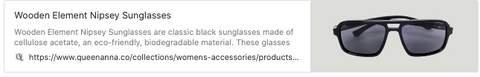 Black Polarized Sunglasses from Queen Anna House of Fashion