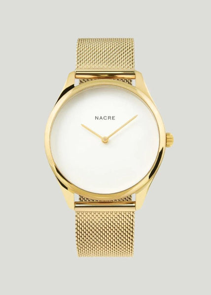 Nacre Lune Pearlized Dial Watch gold watches women's watches women's gold watches women's gold jewelry