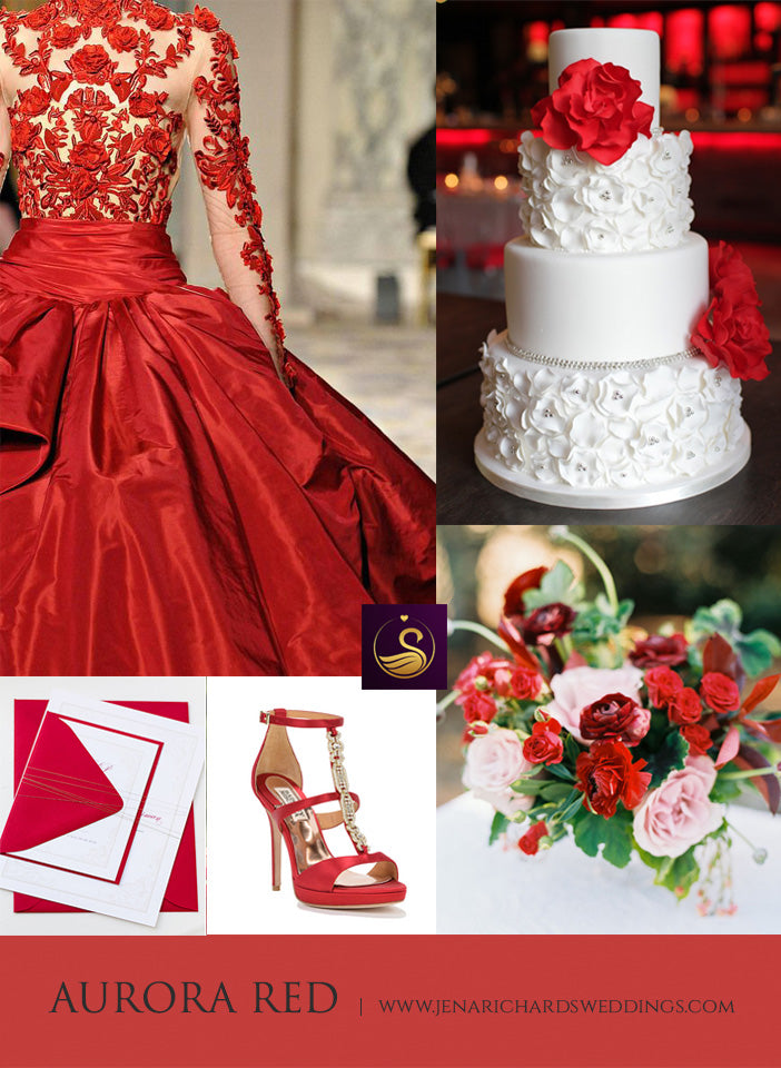 Aurora Red wedding inspiration
