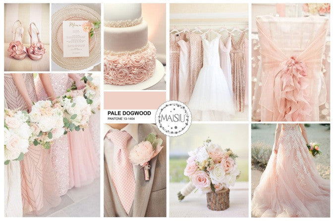 Pale Dogwood wedding inspiration