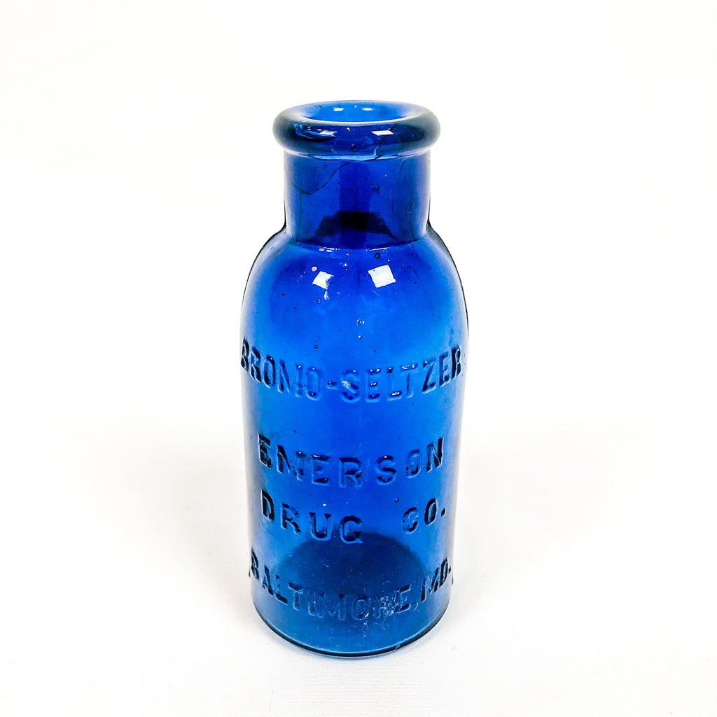 Blue Glass Bottle (Small)