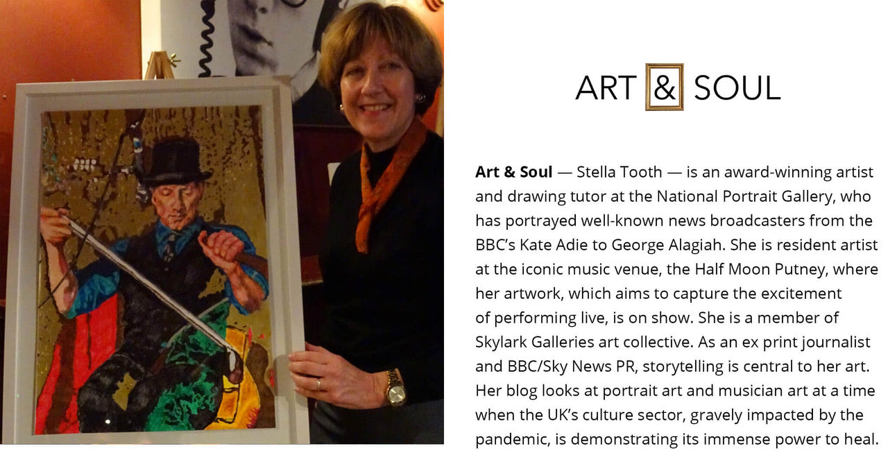 Blogging bio of Art & Soul Stella Tooth artist