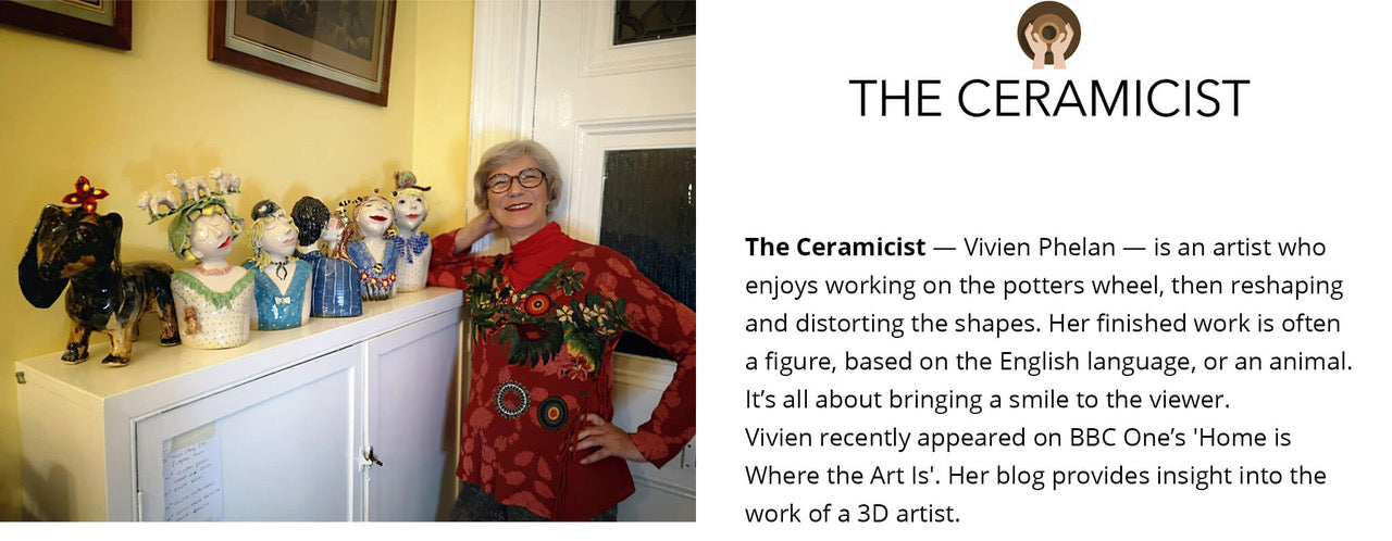 Skylark Galleries art blogger The Ceramicist Vivien Phelan