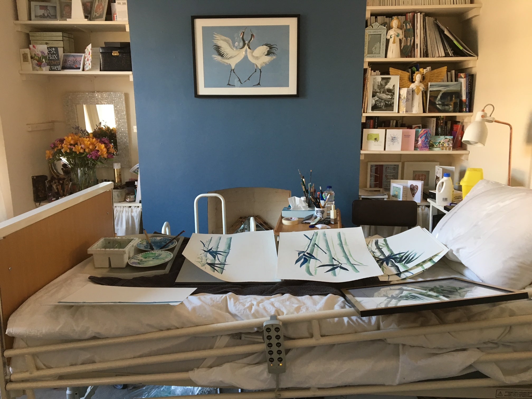 Helen Trevisiol Duff hospital bed studio