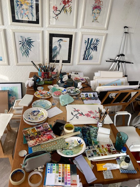 Helen Trevisiol Duff's Home Studio