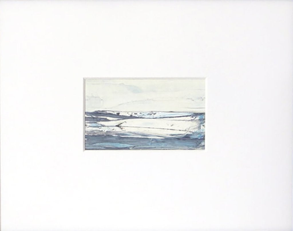 Landscape in Icelandic White artwork by Sarah Knight
