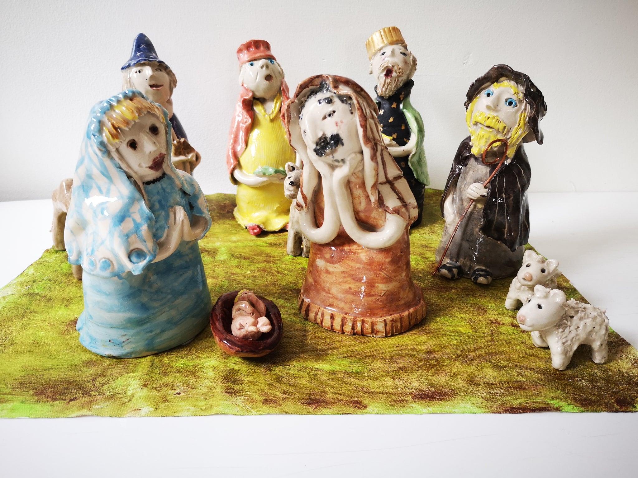 Nativity scene by Vivien Phelan Skylark Galleries