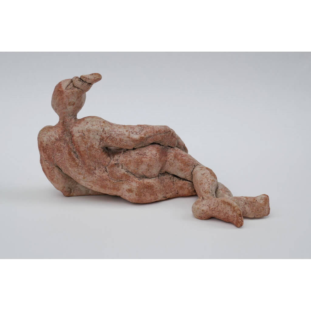 Reclining lady by Ruty Benjamini ceramic