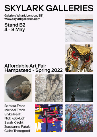 flyer for skylark galleries aaf hampstead 2022