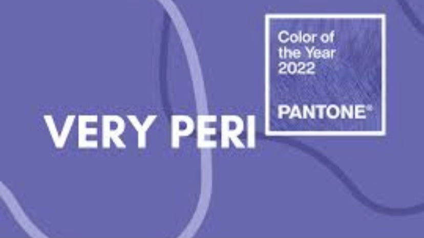 Very peri pantone colour