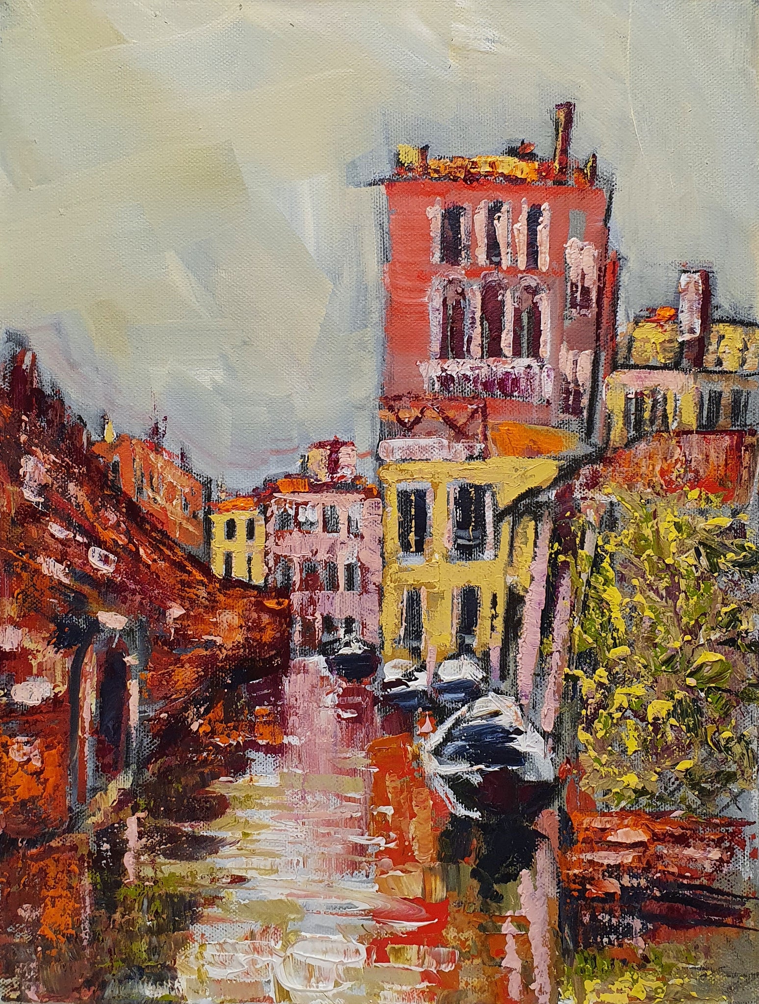 Cityscape by Zsuzsanna Pataki landscape and abstract artist