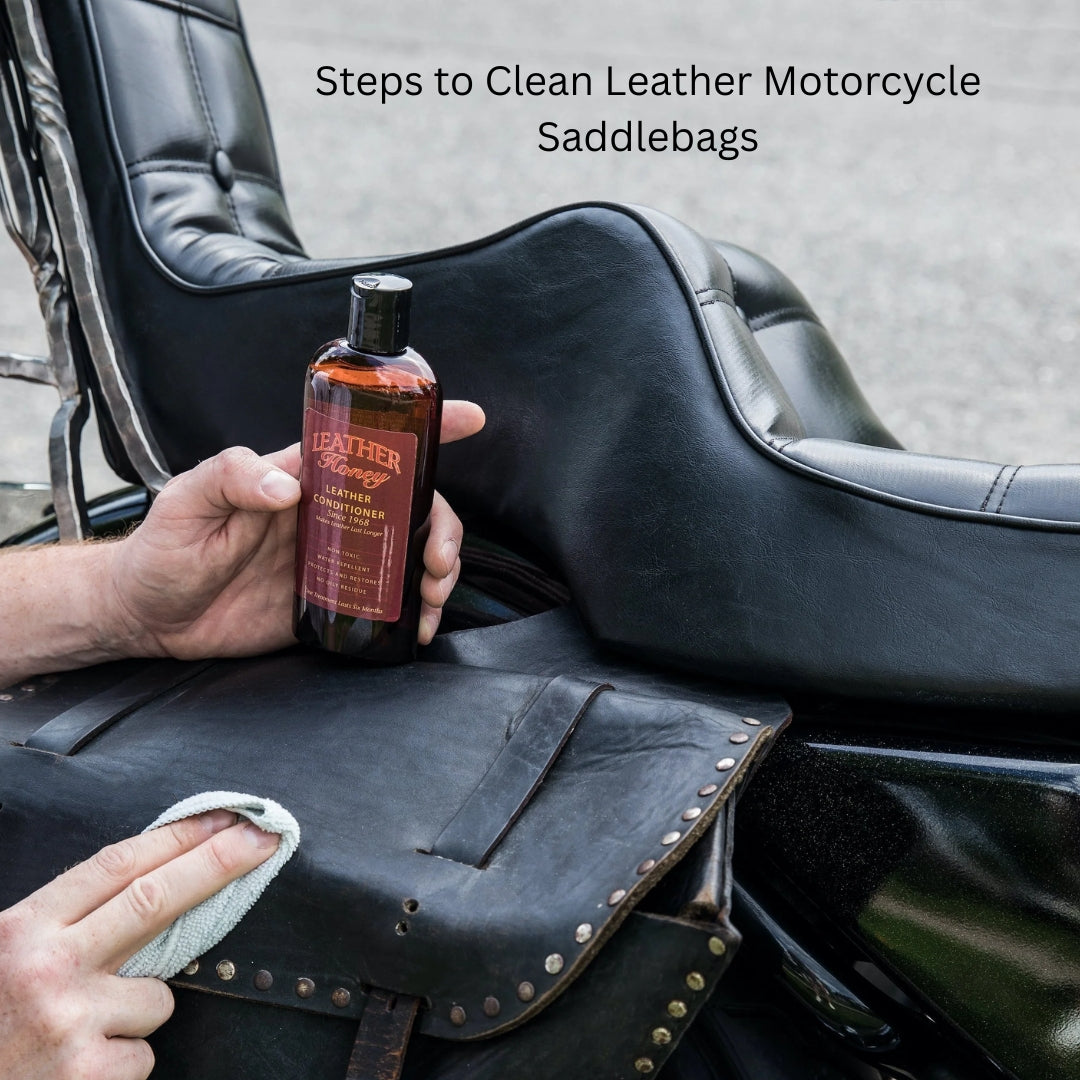 Steps to Clean Leather Motorcycle Saddlebags
