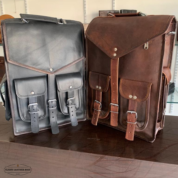 handcrafted leather bags