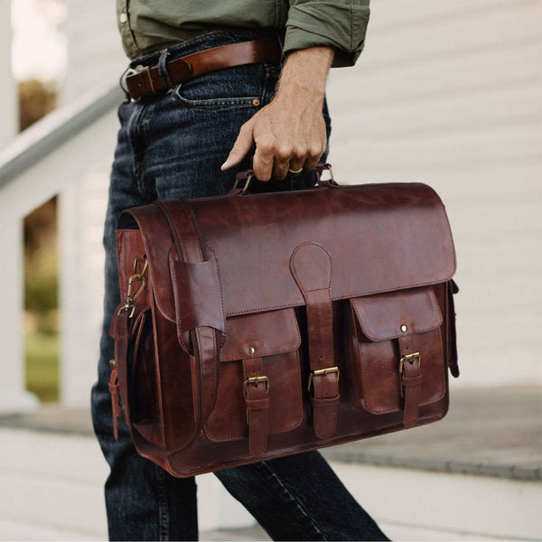 Best leather messenger bag